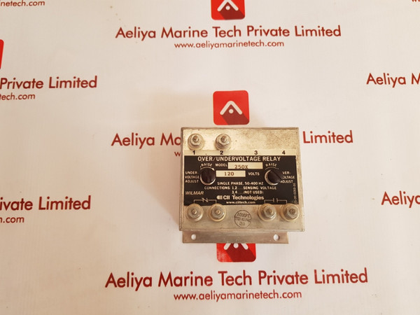 Wilmar 250X Over/Undervoltage Relay 120 Volts 50-400 Hz