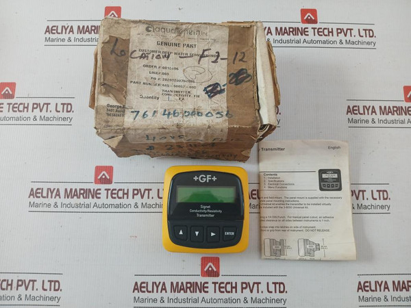 Georg Fischer Conductivity/Resistivity Transmitter 12-24Vdc Part No. 388501