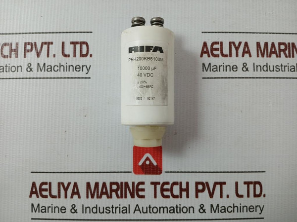Rifa Aluminum Electrolytic Capacitor 40V Dc Part No. Peh200Kb5100M