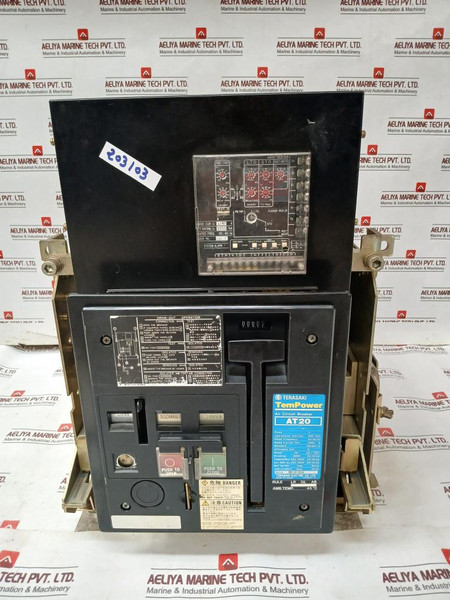 At20 3 Pole Air Circuit Breaker 690 Vac 50/60 Hz 2000 A By Terasaki Electric