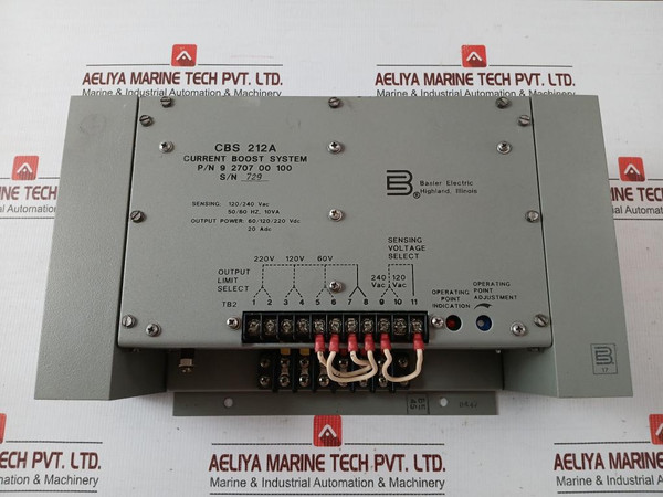 Cbs 212A 9270700100 Current Boost System 50/60 Hz 10 Va Basler Electric