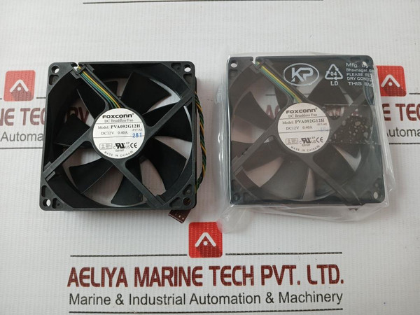 Dc Brushless Cooling Fan Dc12V 0.40A By Foxconn Pva092G12H