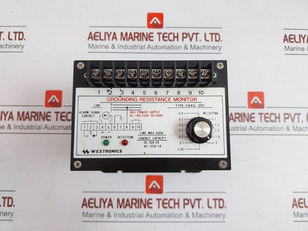 Grounding Resistance Monitor 30V 2A By Westronics Sbag-202