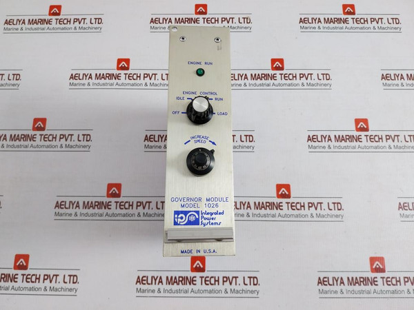 1026 Governor Module 8271-741 F By Integrated Power Systems