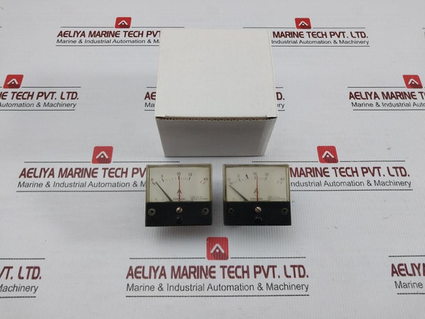 Acf-6 Analog Panel Ammeter 0 To 15/45 A Toyokeiki