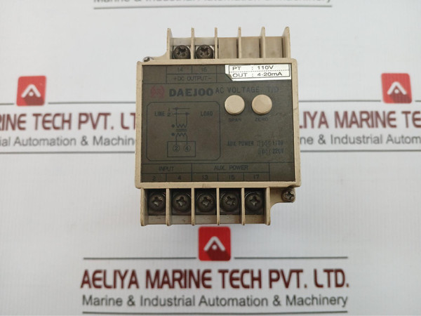 Dae Joo Transducer Ac 110/220V 50/60Hz Part No. Dt-1V-a1A
