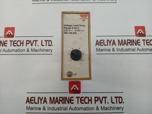 Voltage Level Relay 0-10,230V-5060Hz By Carlo Gavazzi Sm 125 230