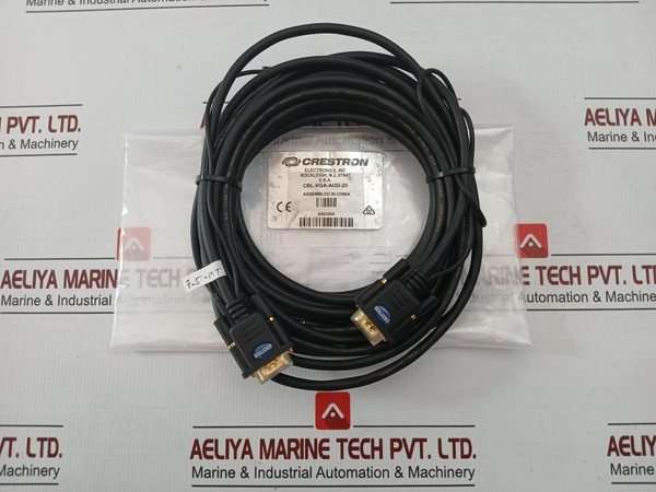 Crestron Computer Vga Interface Cable With Audio Length 7.5 Meter Part No. Cbl-vga-aud-25