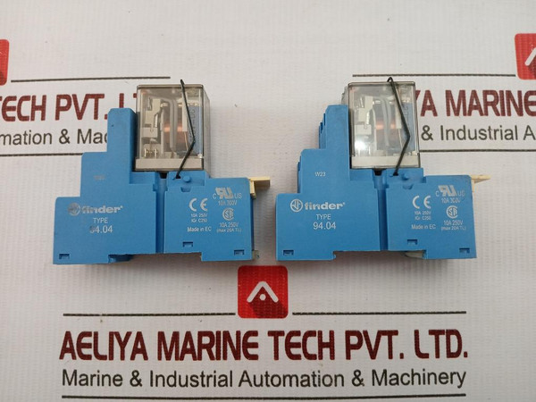 55.34.9.110.0094 Finder 110V Dc 55 Series Relay Socket