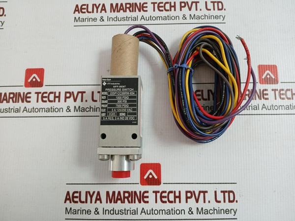 Itt Pressure Switch 125/250V Ac Part No. 225P1Cc3Brw-834