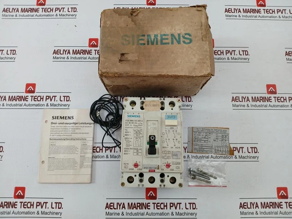 Siemens Three And Four-pole Circuit-breaker Uimp-8Kv Part No. 3Vf3211-2Bu41-1Ga0