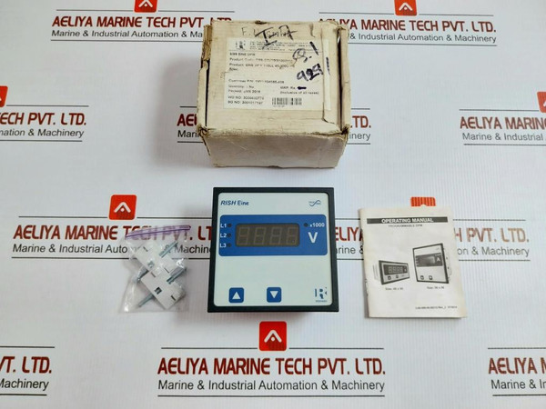 Digital Panel Meter 40V-300V Ac/Dc Rishabh Rish Eine 3V
