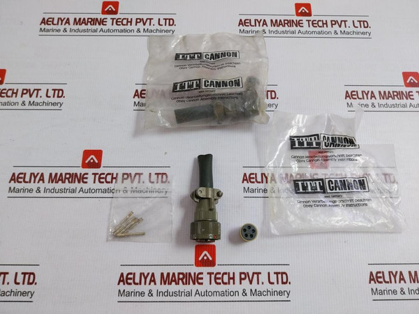 Itt Cannon Circular Mil Spec Connector Ca 3106 E16S-8S-b-f 80