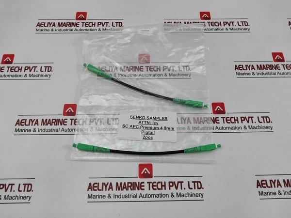 Lot Of 2X Sc Apc Fiber Optic Pigtail Cable 4.8 Mm Senko