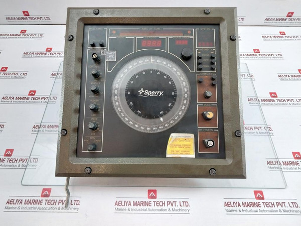 Sperry Marine Gyro Repeater Autopilot Steering Control Unit 0 To 360