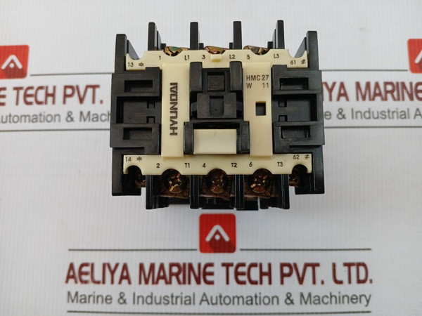Magnetic Contactor 1000V/55A By Hyundai Hmc 27 W 11