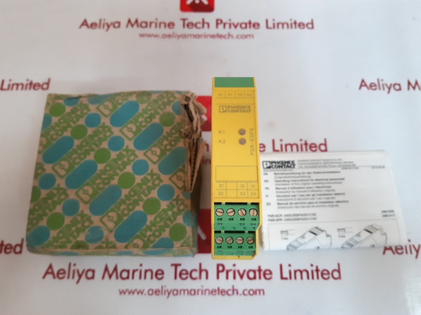 Phoenix contact psr-esp4 psr-scp-24dc/esp4/2x1/1x2 safety relay