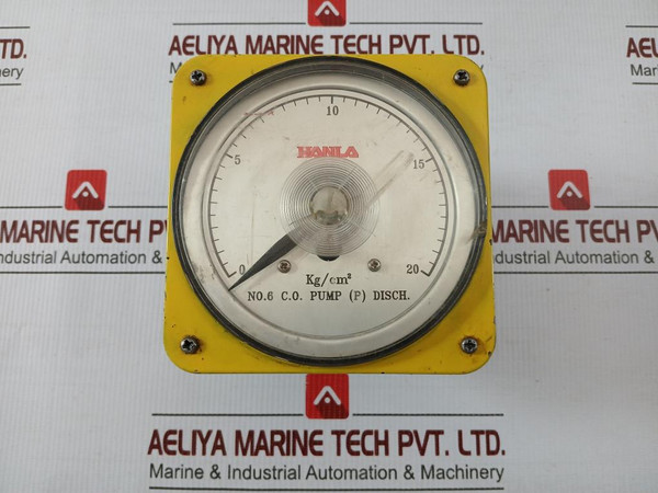 Analog D.C. Ammeter 0-20 Kg/Cm2 500V By Hanla