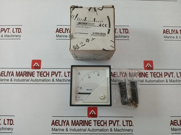 F72Eax060X05 Analog Panel Ammeter 0–60 A By Frer