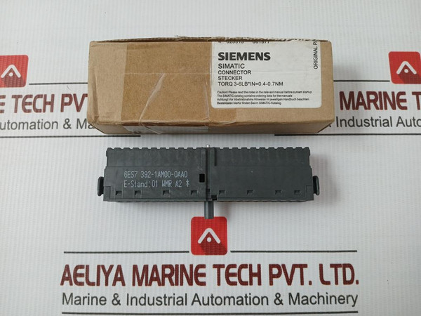 Siemens Simatic S7 40-pin Connector With Screw Connections 6Es7 392-1Am00-0Aa0