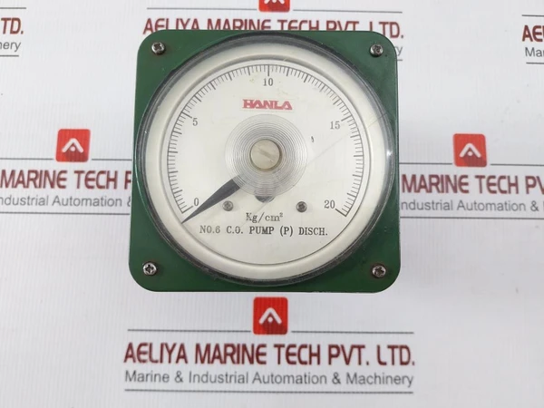0-20 KgCm2 Analog Pressure Meter 500V By Hanla