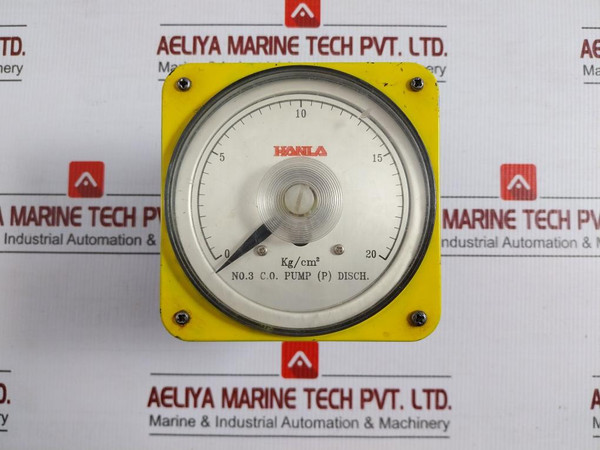 0-20 Kg/Cm2 Analog Pressure Indicator 500V Hanla