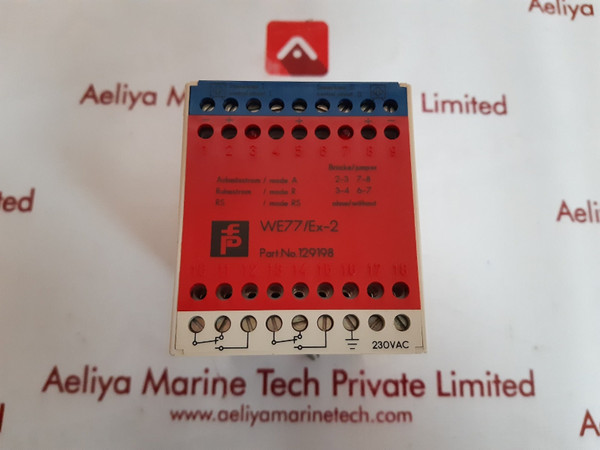 Pepperl+Fuchs We 77/Ex-2 230V Switch Amplifier 129198