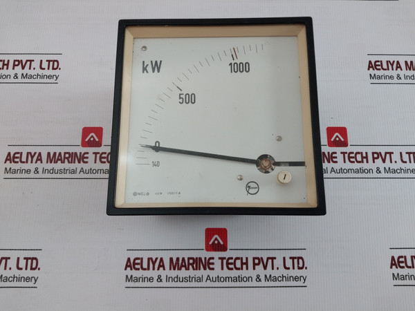 Janssen -140 To 1250 Kw Analog Kilowatt Meter 1901.403