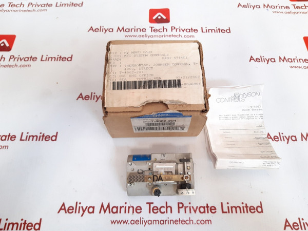 Johnson controls t-4002-201 thermostat