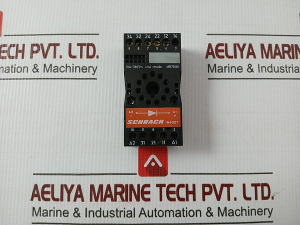 Mr78110 Socket For Relay 10A/380V Schrack