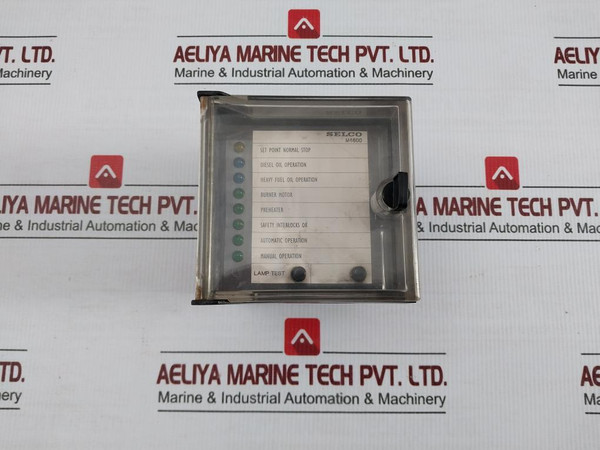 Selco Alarm Indicator Panel M4600-00 24 Volt-dc 369552