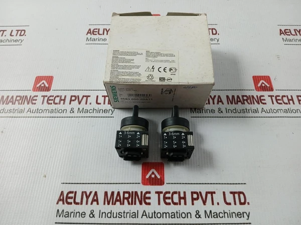 Siemens 22.00 Mm 3-position Selector Switch 3Sb3 000-2Da11
