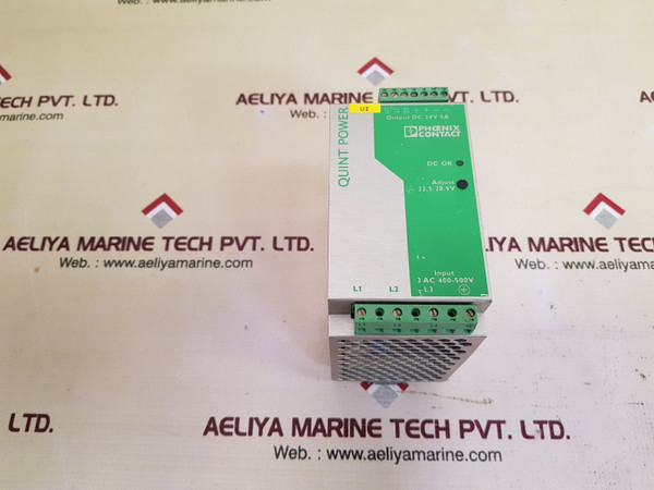 Phoenix quint-ps-3x400-500ac/24dc/5 power supply 2938594