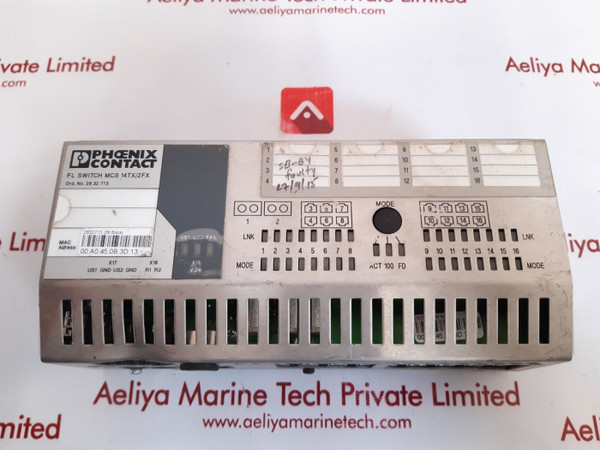 Phoenix Fl Switch Mcs 14Tx/2Fx Ethernet Managed Compact Switch