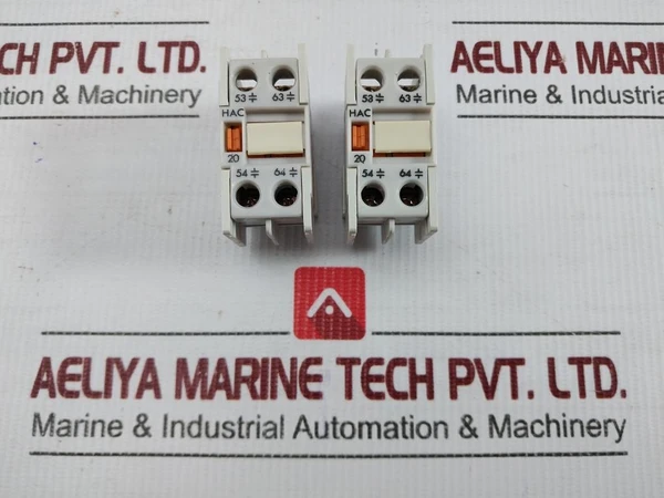 Lot Of 2X Auxiliary Contact Block By Hyundai Hac 20