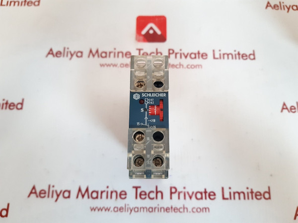 Schleicher Kzt110 Time Delay Relay 06010809 829 104