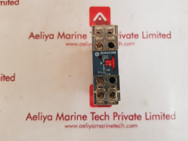 Schleicher Kzt110 Time Delay Relay 06010809 829 114