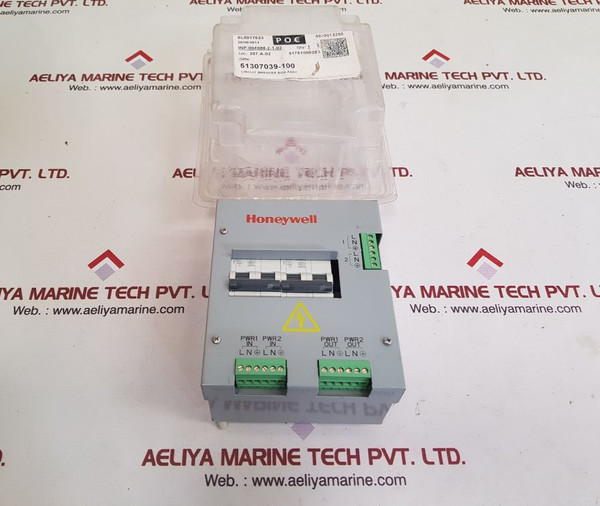 Honeywell 8u-bxcbio-cn circuit breaker box assyembly 51307039-100 rev a