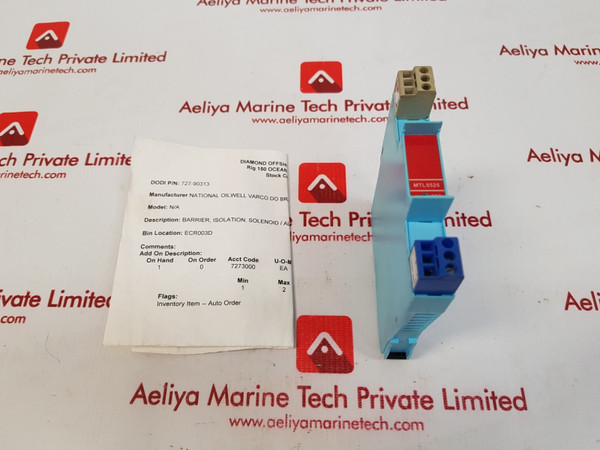 Mtl Mtl5525 Solenoid/Alarm Driver