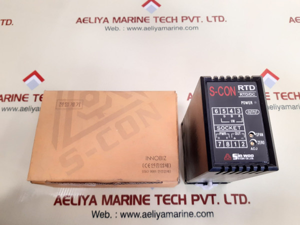 Sinwoo S-con Rtd-4G8N-y Isolated Temperature Signal Converter 250V 10A