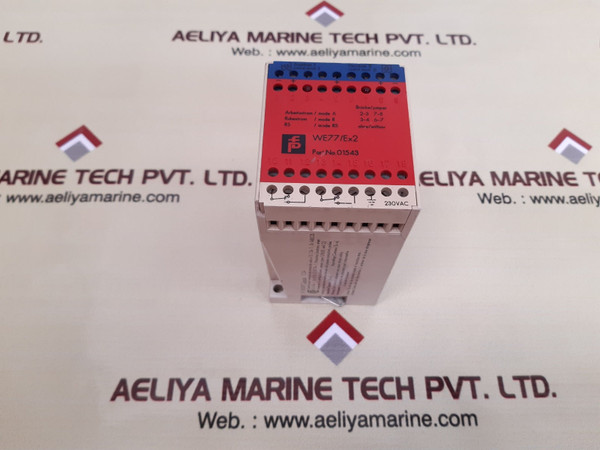 Pepperl+fuchs we77/ex2 safety relay