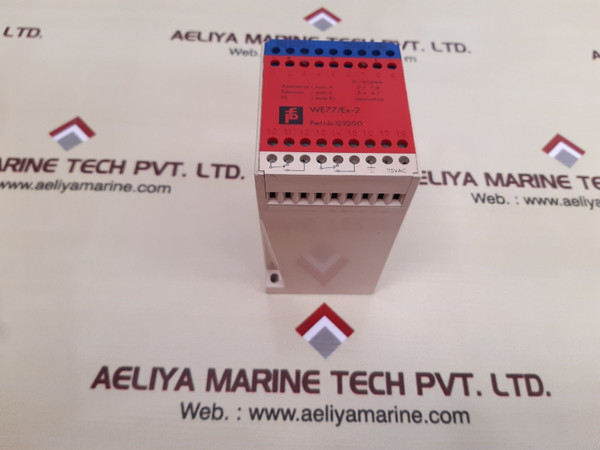 Pepperl+fuchs we77/ex-2 safety relay 129200