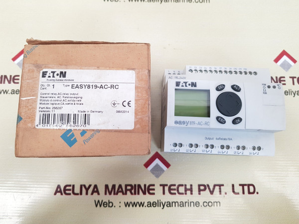 Eaton easy819-ac-rc output relay 256267
