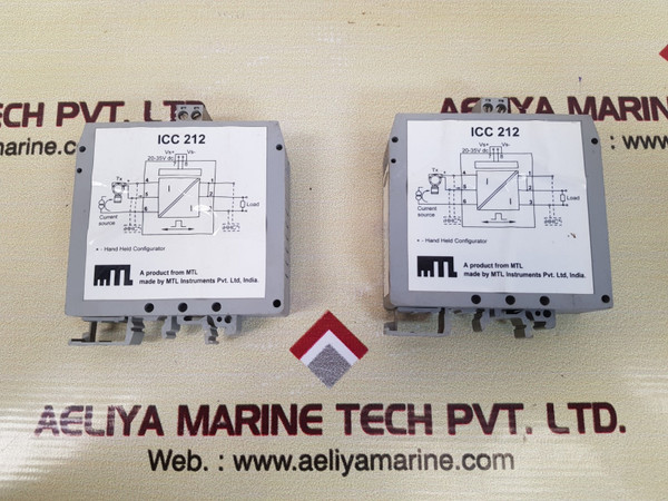 Mtl Icc212 Repeater Power Supply / Isolating Driver 20-35V Dc
