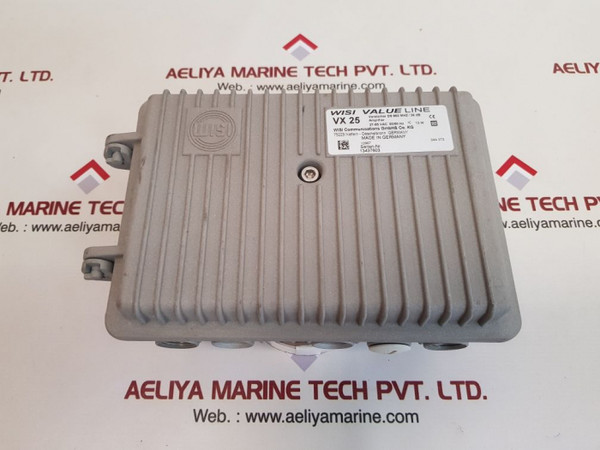 Wisi vx 25 amplifier 27-65 vac 50/60 hz less than 13 w