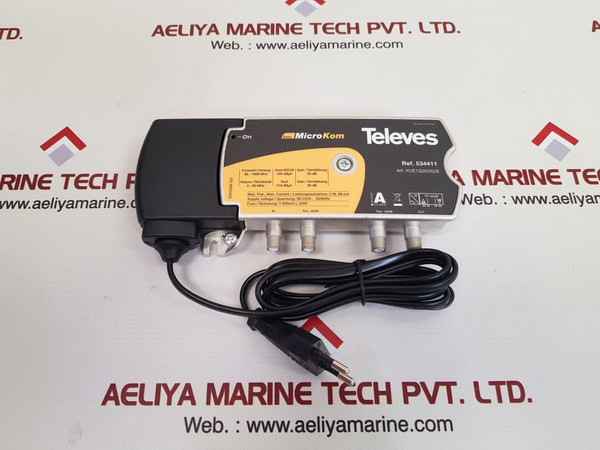 Televes 534411 Microkom T4 35Ret65 Multiband Amplifier