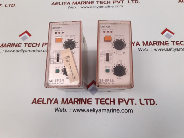 Omron se-sp2n motor relay current 4-10 x a