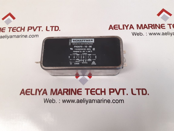 Schaffner fn2070-10-06 power line filter