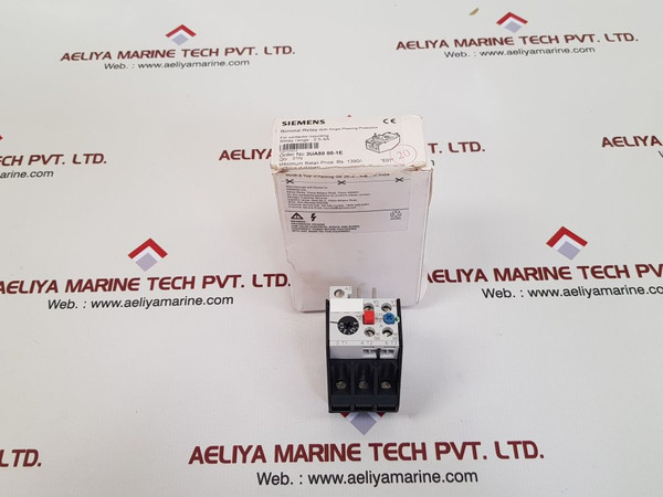 Siemens 3ua50 00-1e overload relay 2.5-4a