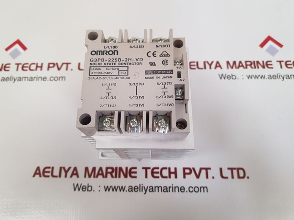 Omron g3pb-225b-2h-vd solid state contactor